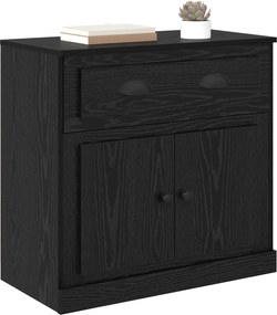 vidaXL Highboard Μαύρη Οξυά 70 x 35,5 x 67,5 εκ. Επεξεργασμένο Ξύλο