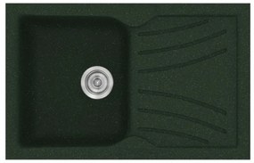 Sanitec Classic 337 Granite Green Ένθετος Νεροχύτης 45cm