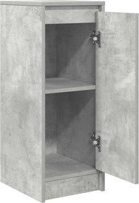 vidaXL Ντουλάπι Γκρι Σκυροδέματος 29,5x34x76 εκ. Επεξεργασμένο Ξύλο