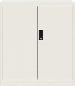 vidaXL Αρχειοθήκη Λευκή 79 x 40 x 90 εκ. από Ατσάλι