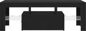 vidaXL Ντουλάπι TV 120 x 35 x 40 εκ. Μαύρη Οξυά Επεξεργασμένο Ξύλο