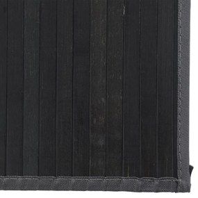 vidaXL Χαλί Ορθογώνιο Μαύρο 80 x 200 εκ. Μπαμπού