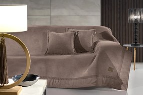 Ριχτάρι Τετραθέσιος Suede Microfiber Rubicon Choco 170x350εκ. Guy Laroche