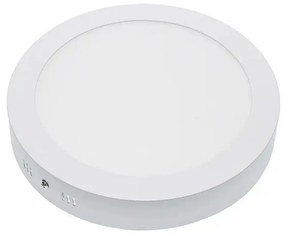 Panel Led Mini Επιφανειακό MTN-24061 12W 2800K 960lm 16x3,8cm White Metanor Round