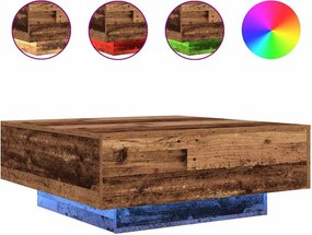 vidaXL Παλιό Ξύλο και Μπλε 80 x 80 x 31 cm Επεξεργασμένο Ξύλο