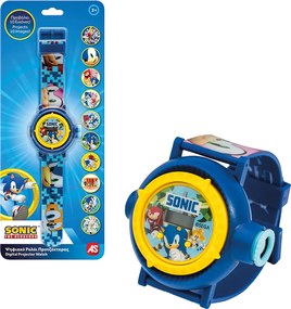 AS Παιδικό Ψηφιακό Ρολόι Προτζέκτορας Sonic Για 3+ Χρονών
