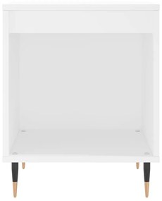vidaXL Κομοδίνα Λευκά 2 τεμ. 40 x 35 x 50 εκ. από Επεξεργασμένο Ξύλο