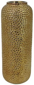 Βάζο Σφυρήλατο 15-00-22933 Φ14,8x40cm Bronze Marhome Κεραμικό