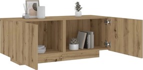 vidaXL Κομοδίνο τεχνίτης Δρυς 100x35x40 εκ. από Επεξεργασμένο Ξύλο