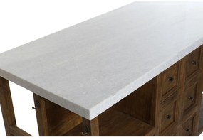 Ντουλάπι κουζίνας Home ESPRIT Λευκό Καφέ 168 x 76 x 92 cm