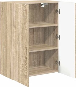 vidaXL Ντουλάπι Τηλεόρασης Τοίχου 59,5 x 31 x 80 εκ Δρύς Sonoma