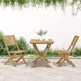 vidaXL Καρέκλες Κήπου Πτυσσόμενες 2 τεμ 48,5x61,5x87 εκ. Μασίφ Ακακία