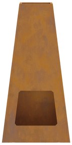 vidaXL Φωτιά 50x35x100 εκ. Ανθεκτικό Χάλυβα