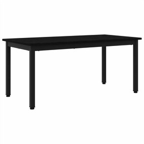 vidaXL Τραπεζάκι σαλονιού Μαύρη Οξυά 100 x 50 x 45 cm