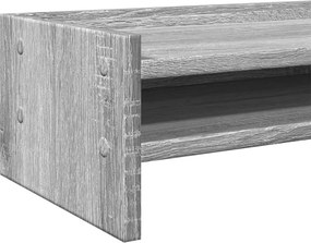 vidaXL Βάση Οθόνης Γκρι Sonoma 100x24x16 εκ. από Επεξεργασμένο Ξύλο