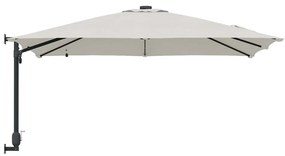 vidaXL Ομπρέλα Κήπου Άμμος 248.5 x 247.5 x 160 εκ. ύφασμα