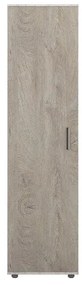 Μονόφυλλη ντουλάπα ξύλινη Viva M1 δρυς βλανκο με δρισ νορτε 50x52x193 DIOMMI 33-336