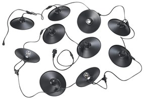 Reality Lighting -RL CHAIN R74771932 Μαύρο Ματ (Black Mat) 3000K