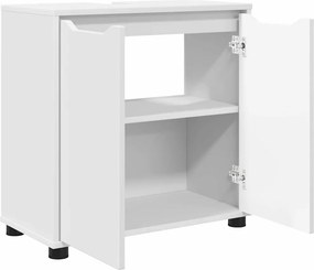 vidaXL Ντουλάπα νιπτήρα μπάνιου Λευκό 60 x 30 x 60 cm