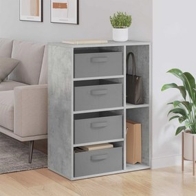 vidaXL Πλαϊνό γραφείο Γκρι Σκυροδέματος 60 x 33,5 x 84 εκ