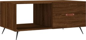 vidaXL Τραπεζάκι Σαλονιού Καφέ Δρυς 90x50x40 εκ. Επεξεργασμένο Ξύλο