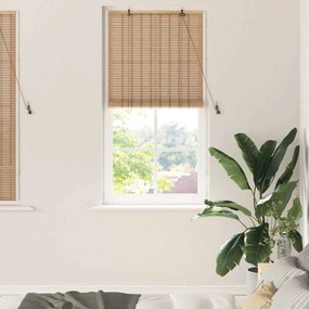 vidaXL Ρόλερ με κουρτίνες Φύση 100 x 160 cm Μπαμπού