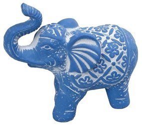 Διακοσμητικός Ελέφαντας ERT348K8 15x7x13cm Blue Espiel Ceramic