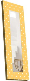 Καθρέπτης Τοίχου 814MVT1107 40x120cm Yellow-White Wallity Wood, Canvas