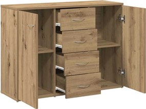 vidaXL Ντουλάπι Αρτισιανή Δρυς 88x30x64 εκ. από Επεξεργ. Ξύλο