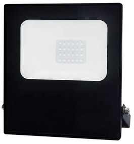 BLACK LED SMD FLOOD LUMINAIRE IP66 20W RGBW 230V - Q20RGBW