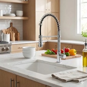 Karag Sligo FM56 Cromo - Μπαταρία Κουζίνας με Ντους