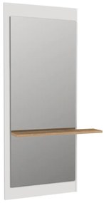 Καθρέπτης τοίχου Piyar Μegapap χρώμα λευκό 60x14,6x150εκ.
