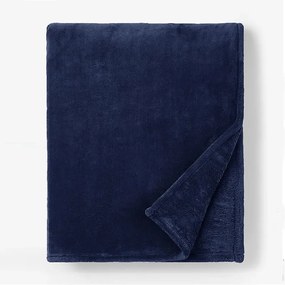 Bonsai Home Κουβέρτα Υπέρδιπλη 220x240 Coral Flannel Μπλε Σκούρο