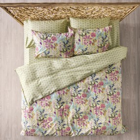 Παπλωματοθήκη Υπέρδιπλη (Σετ 220x240) 2 Όψεων Kentia Stylish Zuba 10 Green