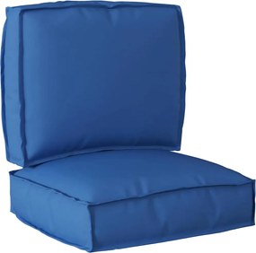 vidaXL Σετ Μαξιλαριών Πάγου 2 pcs Βασιλικό Μπλε Ύφασμα Όξφορντ