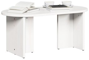 vidaXL Τραπεζάκι σαλονιού Λευκό 80 x 39.5 x 35 εκ.