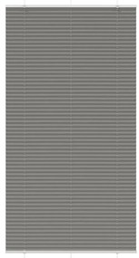 vidaXL Πλισέ περσίδα Ανθρακί 110x200 cm Πλάτος υφάσματος 109,4 cm