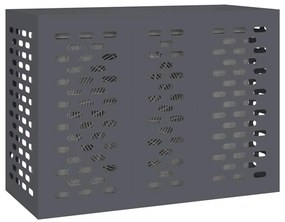 vidaXL Κάλυμμα κλιματιστικού Ανθρακί 110 x 50 x 80 cm Ατσάλι