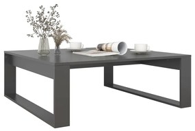 vidaXL Τραπεζάκι Σαλονιού Γκρι 100 x 100 x 35 εκ. Μοριοσανίδα