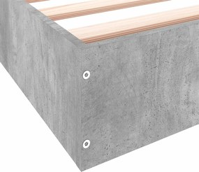 vidaXL Κρεβάτι δαπέδου Γκρι Σκυροδέματος 80 x 200 cm