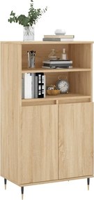 vidaXL Ντουλάπι Sonoma Δρυς 60 x 36 x 110 εκ. από Επεξεργασμένο Ξύλο