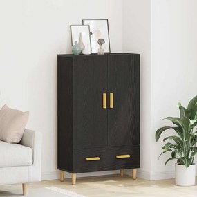 vidaXL Υψηλός ντουλάπι σε Μαύρη Δρυς, 70x31x115 εκ, Φτιαγμένο από Επεξεργασμένο Ξύλο
