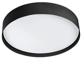 Φωτιστικό Οροφής - Πλαφονιέρα Vuk 64188N LED 40W 2700K 3000Lm Black Faro Barcelona
