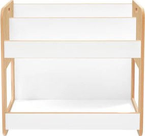 Ραφιέρα Dovere φυσικό-λευκό mdf 56x34x55εκ 56x34x55 εκ.