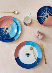 Service Plate Set (6 Pieces) DNR0082 Multicolor