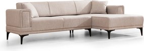 Corner Sofa-Bed Horizon Right - Light Brown Light Brown