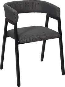 ΚΑΡΈΚΛΕΣ &amp; ΠΟΛΥΘΡΌΝΕΣ DESIGN ARMCHAIR ATOM GREY M2 A1/M2 HD0466
