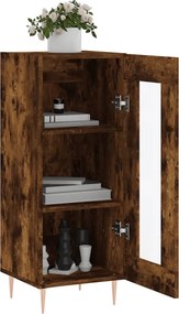 vidaXL Ντουλάπι Καπνιστή Δρυς 34,5 x 34 x 90 εκ. Επεξεργασμένο Ξύλο