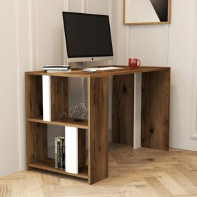 Stewehome Γραφείο μελέτης Καρυδιά / Λευκό 120x60x79 cm