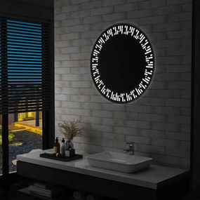 vidaXL Καθρέφτης Μπάνιου με LED 80 εκ.